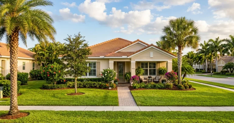 Casas en venta económicas en Orlando Florida - Casa suburbana accesible con jardín en vecindario residencial