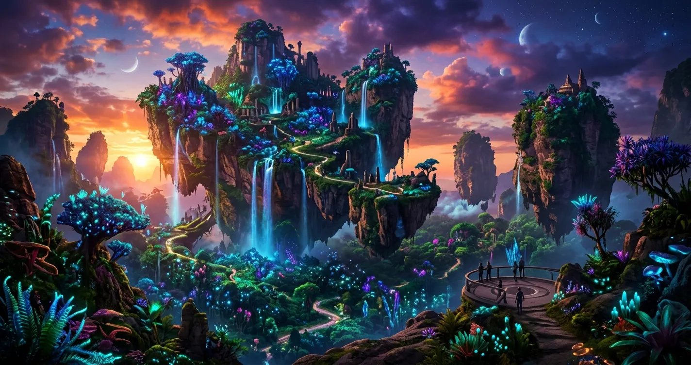 En qué parque está Avatar en Orlando - Montañas flotantes de Pandora en Disney's Animal Kingdom
