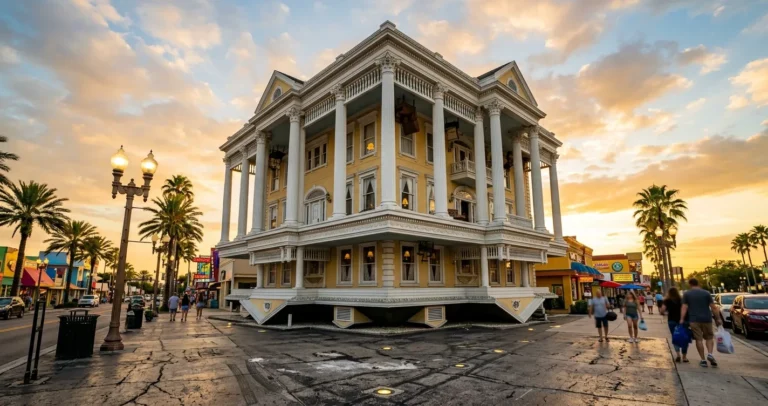 Museo al revés en Orlando - Edificio construido de cabeza sobre International Drive en Orlando Florida