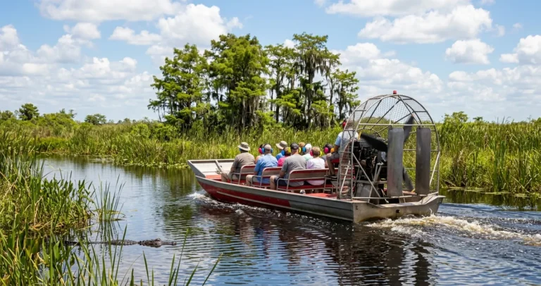 Cosas para hacer en Orlando que no sean parques: paseo en airboat por los humedales de Kissimmee