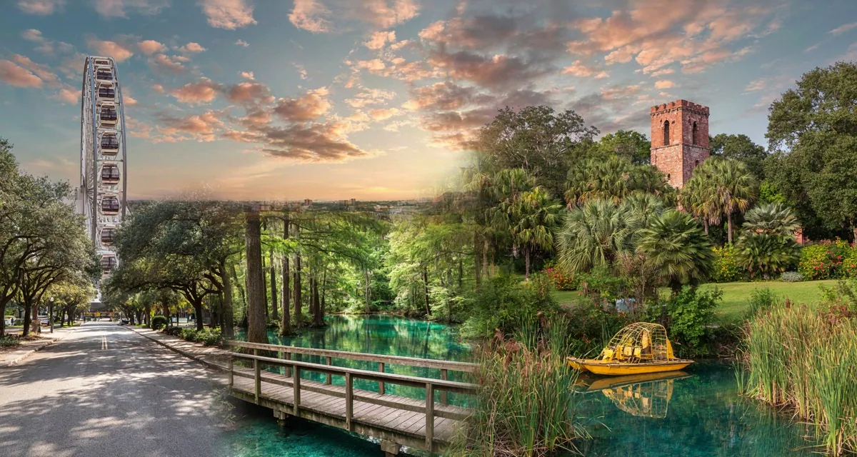 Atracciones en Orlando que no sean parques - rueda de observación, aerobote en el manantial y jardines botánicos de Florida en 2026