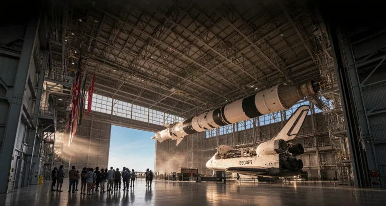 Museo de la NASA en Orlando: cohete Saturno V y transbordador espacial en el Kennedy Space Center Visitor Complex